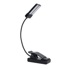 Doubleheaded, Rechargeable, Portable Music Stand Light, Clipon Music Stand Light, Lightweight Eyecare Book Light