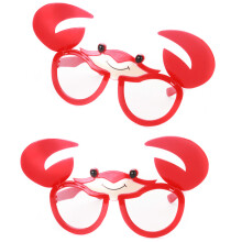 Grappige Flipping Crab Brilmontuur Halloween Kostuum-2 stuks