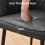 AINPECCA 2PCS Dining Chairs PU Padded Seat Dark Grey Home 4
