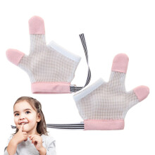 Stop Thumb Sucking For Kids Bite Resistant Thumb Guards Adjustable Finger Stop Pink