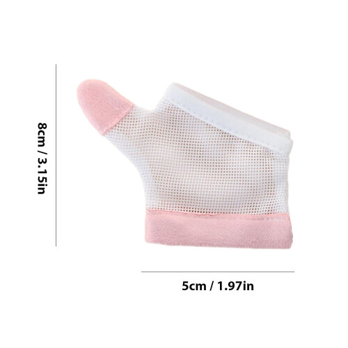 Stop Thumb Sucking For Kids  Bite Resistant Thumb Guards  Adjustable Finger Stop  Pink 2