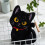 Double Layers Absorbent Hand Towel In Cats Pattern-combination 2