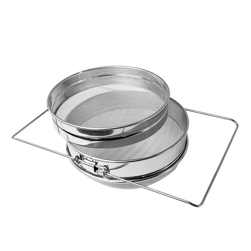 Stainless Steel Honey Sieve Double Filter Beekeeping Beekeeper Settings