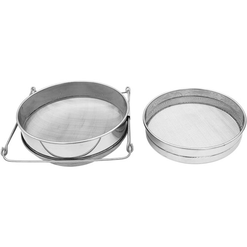Stainless Steel Honey Sieve Double Filter Beekeeping Beekeeper Settings 1
