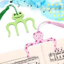 Music Book Clips, Metal Sheet Music Clamp, Music Score Holder (2Piece Set)