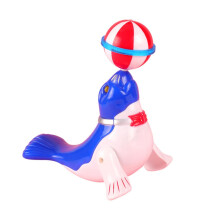 1stk Electric Sea Lion Head Ball Children's Toy Illuminating Electric Sea Lion Cartoon For Learning Toy Electronic Component