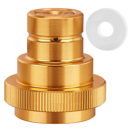 Adaptateur CO2 rapide, tête filetée, Anti-oxydation, eau