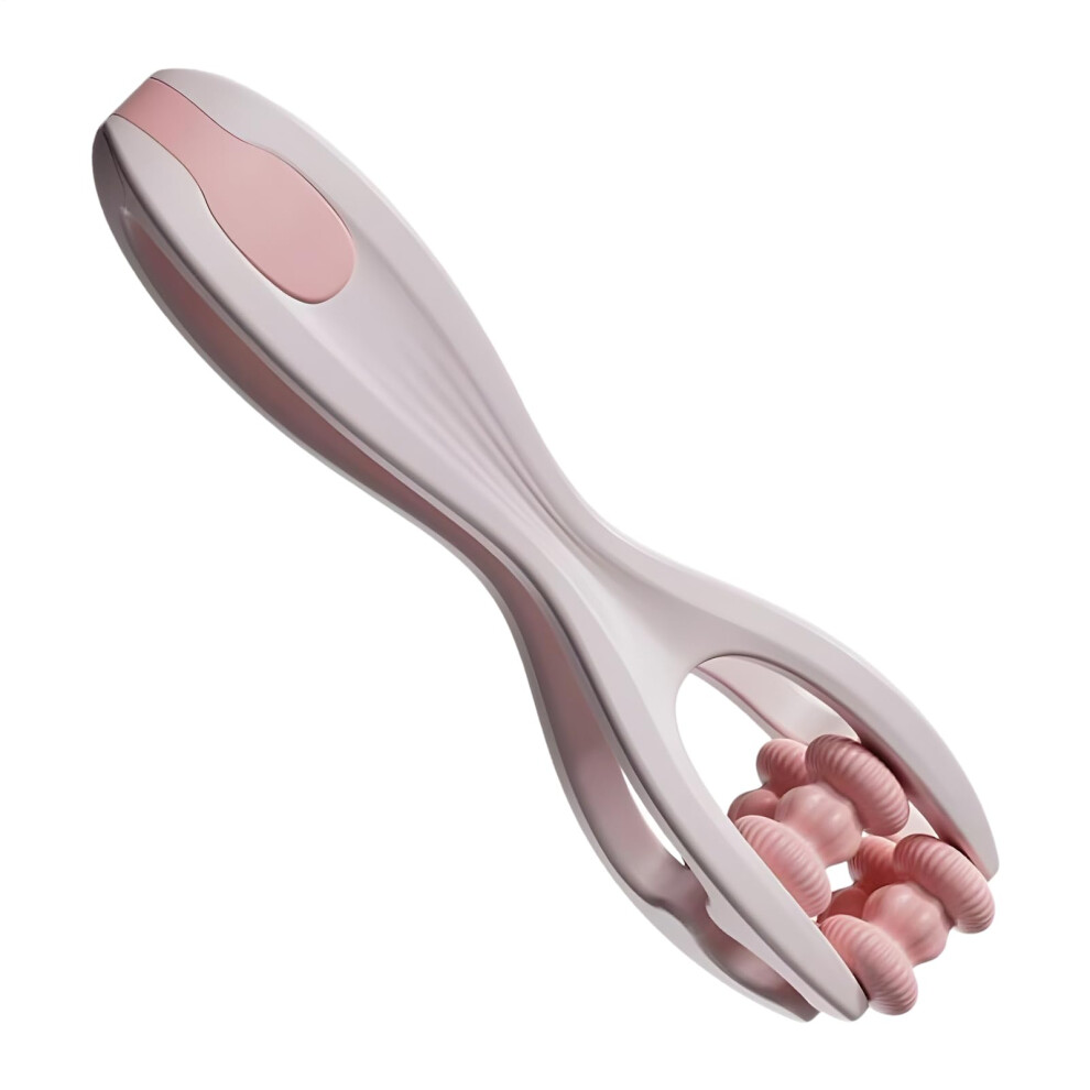 Light/Pink Finger Roller Massage Tool Double Hand Roller Pressure Massage Device For Stress Relief,