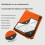 Survival Blanket, Reusable, Portable Backpack Blanket, 59 x 82 Inch Ref: 4098 3