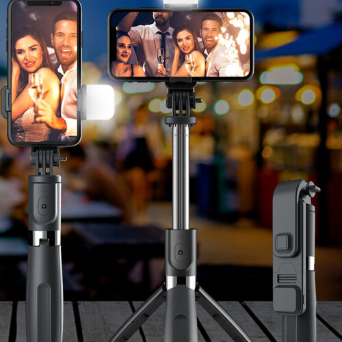 Ευέλικτο τρίποδο Selfie Stick, εξαιρετικά μεγάλη προέκταση και τηλεχειριστήριο Bluetooth 1