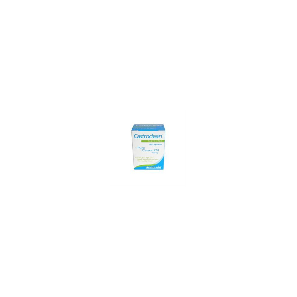 Healthaid Castroclean (Castor Oil 700Mg) 60 Capsules