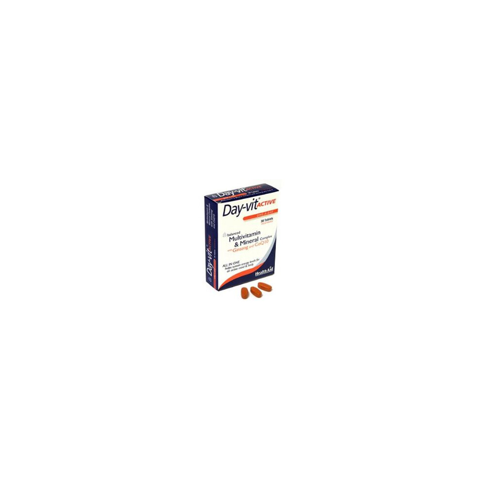 Healthaid Day-Vit Active - 30 Vegetarian Tablets