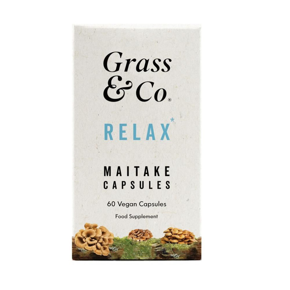 Grass And Co Grass & Co. Relax Cordyceps Mushrooms With Ashwagandha + Magnesium | 60 Vegan Capsules