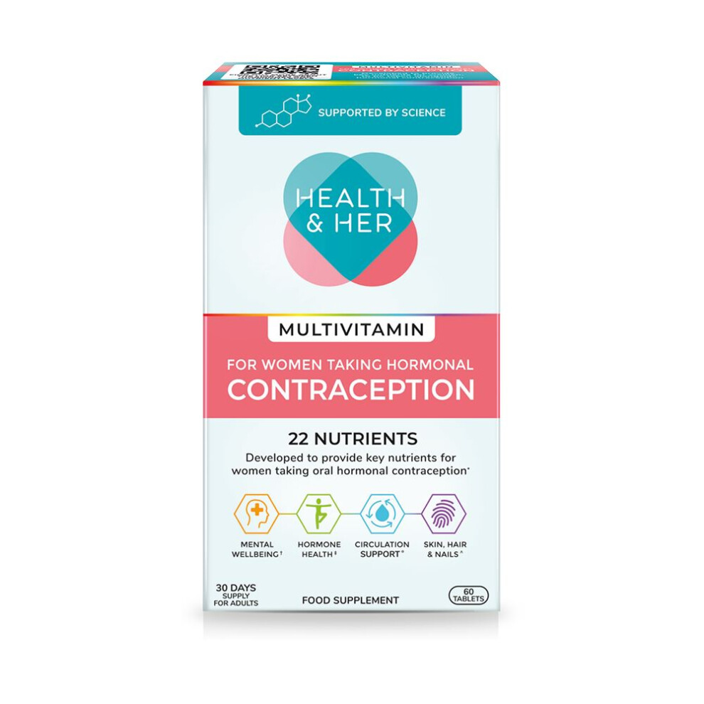 Health & Her Contraceptive Multivitamin Support 60 Tablets BNIB BBE 03 / 2027 - Image 18