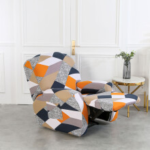 Meubelhoes set, elastische relaxfauteuilhoes met armleuningen, multifunctionele bankbeschermer voor de woonkamer, zeer elastische stof, inclusief