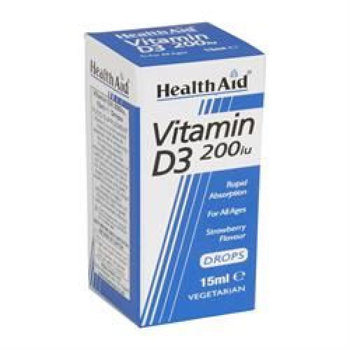 HealthAid Vitamin D3 200iu 15ml Drops