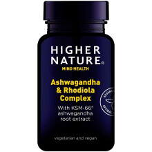 Higher Nature | Ashwagandha & Rhodiola Complex | 1 x 30 Caps