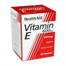 Health Aid Vitamin E 600iu Natural, 60 Capsules