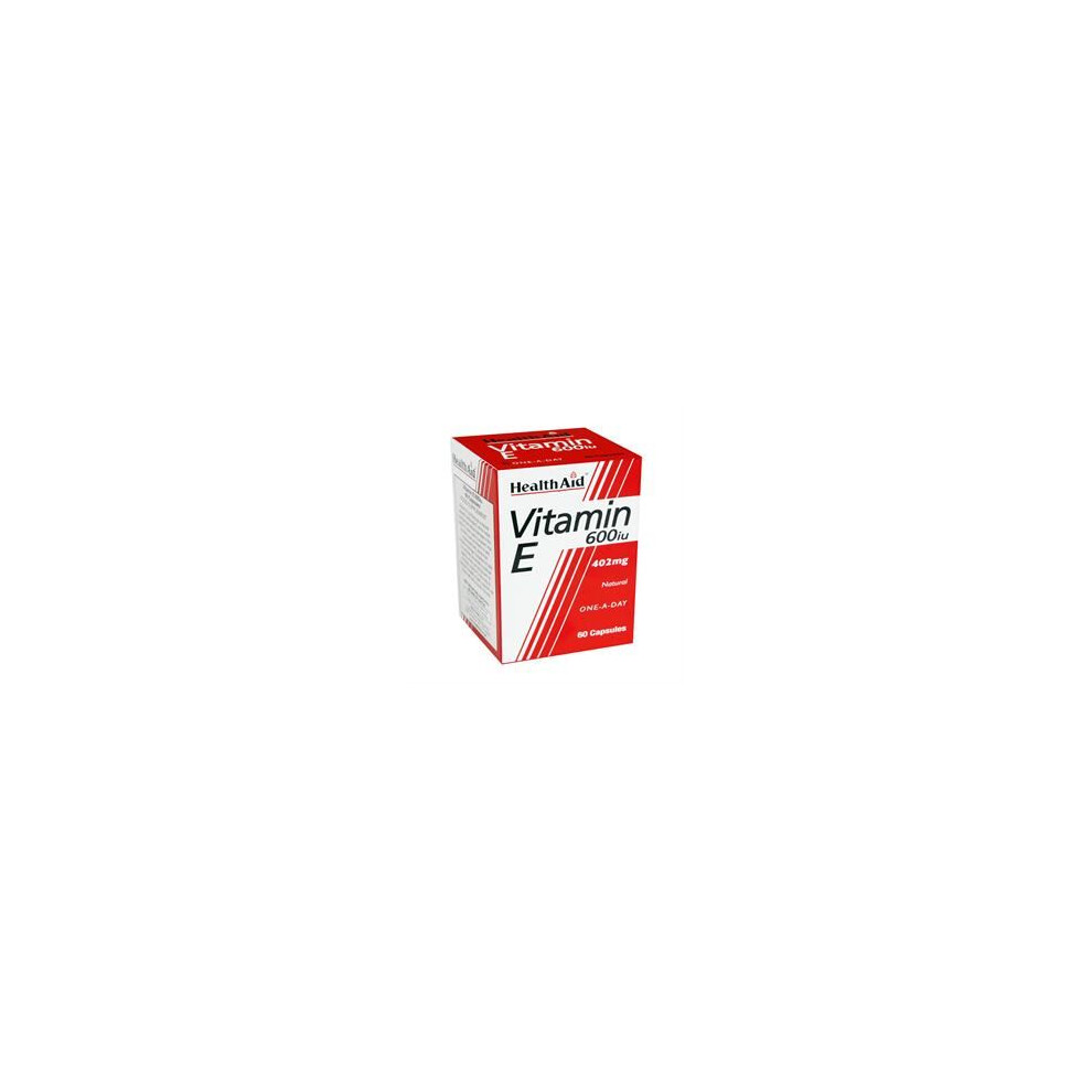 Healthaid Health Aid Vitamin E 600Iu Natural, 60 Capsules