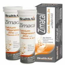 HealthAid Zimacal - Effervescent - 20 Vegetarian Tablets