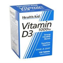 HealthAid Vitamin D3 1000iu Tablets 120