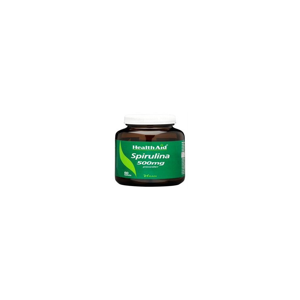 Healthaid Health Aid Spirulina 500Mg, 60 Tablets