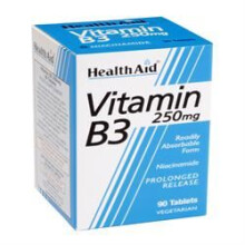 Healthaid Vitamin B3 (niacinamide) 250mg - Prolonged Release Tablets 90