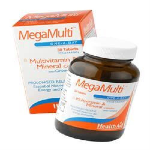 Health Aid Mega-Multi's (with Ginseng), 30 Tablets