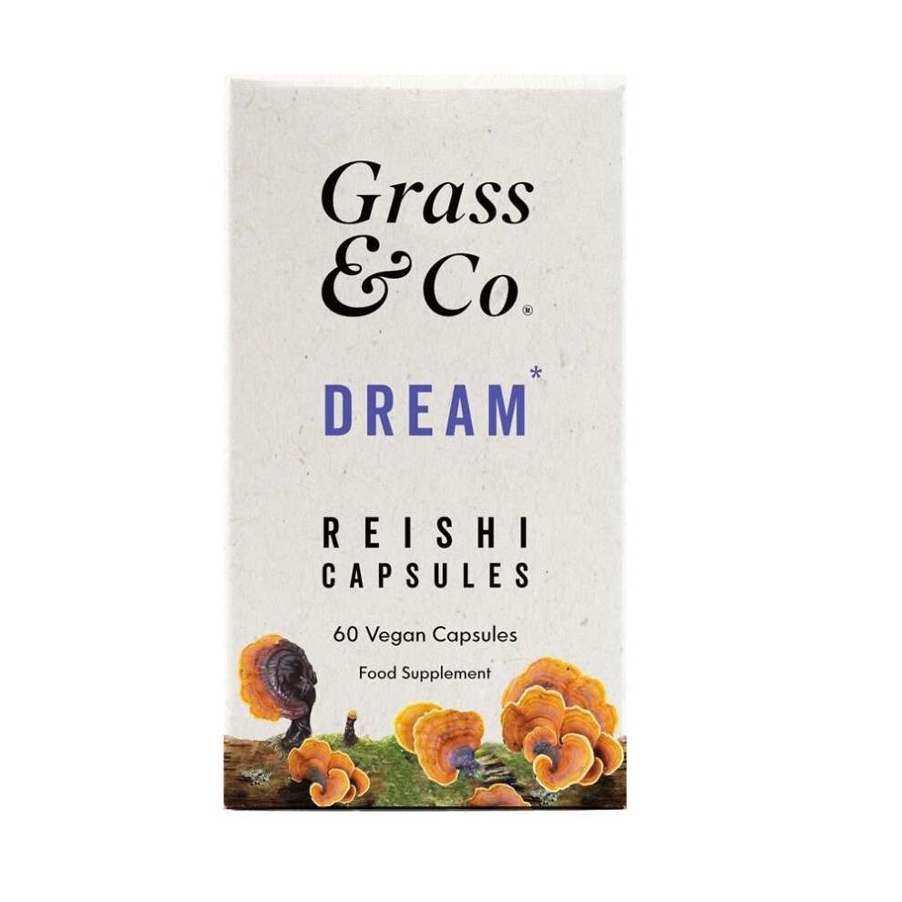 Grass And Co Grass & Co. Dream Reishi Mushrooms With Magnesium + Chasteberry | 60 Vegan Capsules