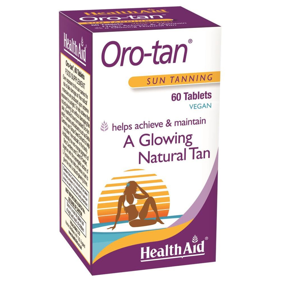 Healthaid Orotan Sun Tanning   Tablets 60's