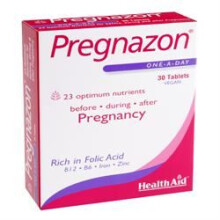 HealthAid Pregnazon - 30 Vegan Tablets
