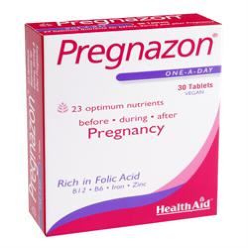 HealthAid Pregnazon - 30 Vegan Tablets