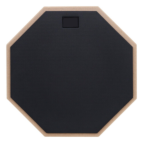 Double Sided Drum Pad 12 Inch Silent Training Snare Drums Silent Drum Practice Pad Bk