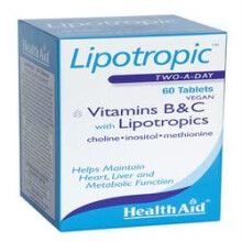Health Aid Trio Lipotropics with B & C, 60 Tablets