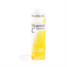 HealthAid Vitamin C 1000mg - Effervescent (Lemon Flavour) - 20 Tablets