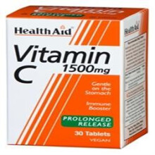 Health Aid Vitamin C 1500mg - Prolonged Release, 30 Tablets