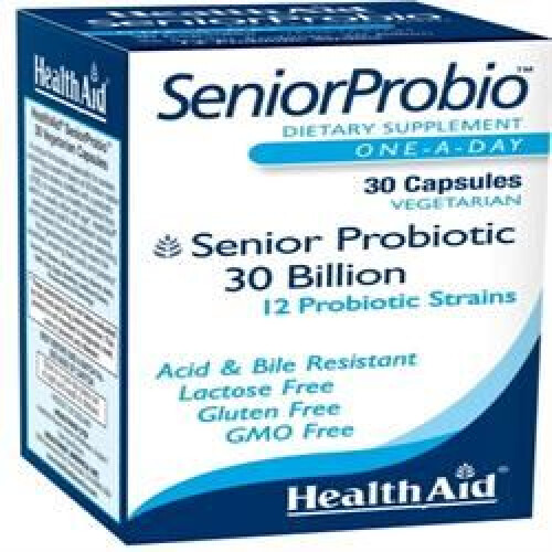 Health Aid Senior Probio, 30 Vegetable Capsules