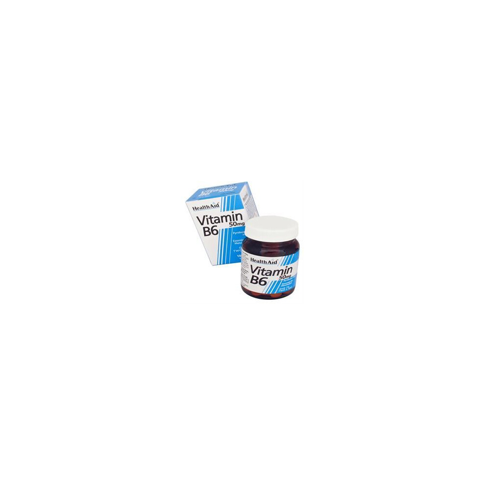 Healthaid Health Aid Vitamin B6 (Pyridoxine Hcl) 50Mg, 100 Tablets