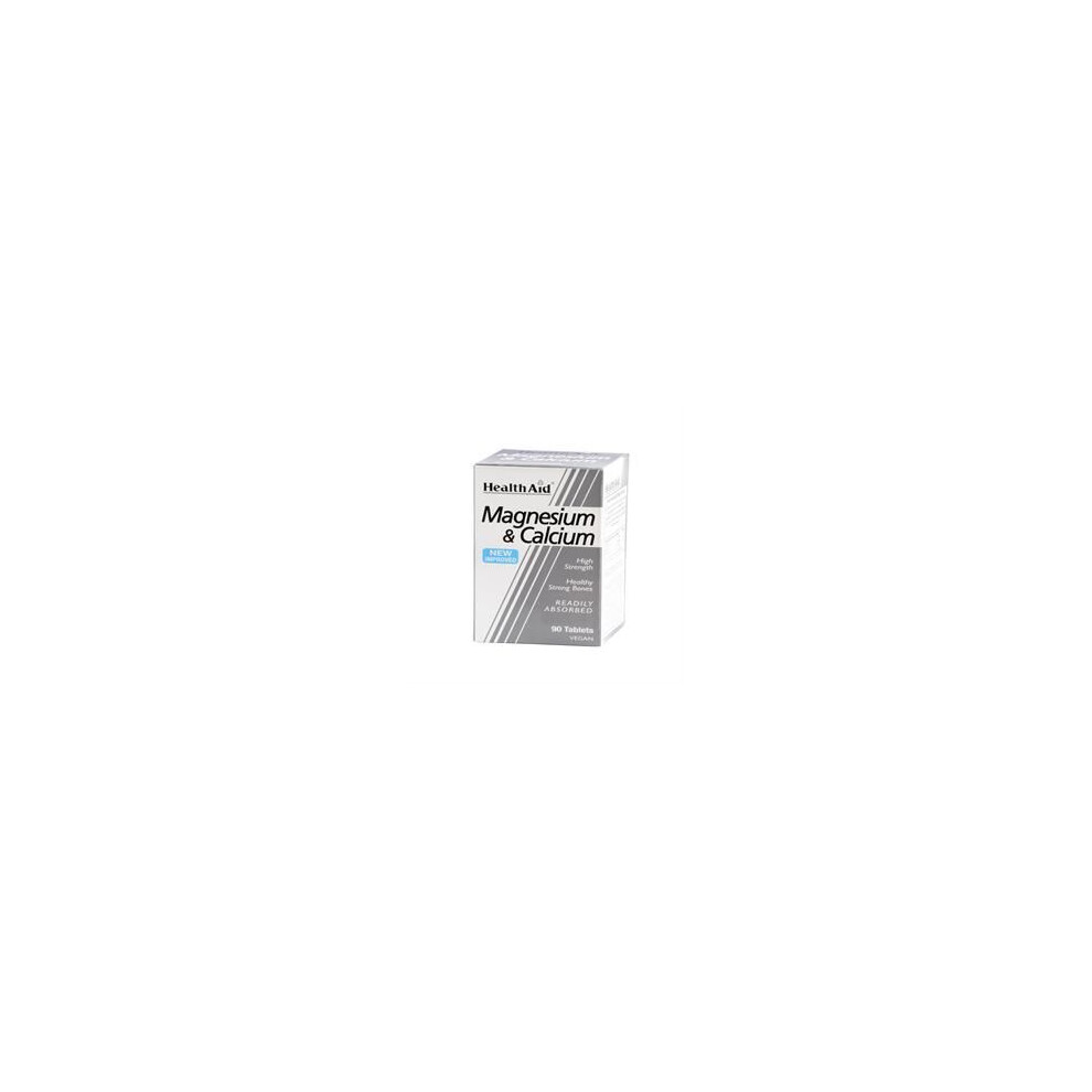Healthaid Magnesium & Calcium - 90 Vegan Tablets
