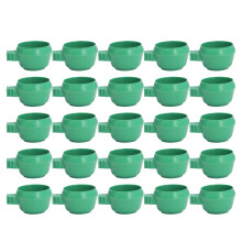 Mini Bird Water Bowls for Parakeet Macaw, Plastic Bird Cage Bowls with Non-Toxic Material, Strong Practicality Bird Feeding Cups for Farm and Poultry
