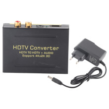 Convertor audio pentru HDMI cu ieșiri SPDIF și RCA analogice, compatibil cu rezoluție înaltă 4K, extractor HDMI în trei moduri audio pentru