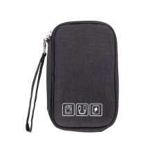 Pochette de rangement électronique compacte pour câbles, rechargeable par USB, format mini, légère et résistante aux chocs, idéale pour les