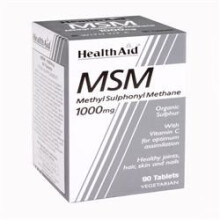 HealthAid MSM 1000mg - 90 Vegetarian Tablets
