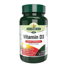 Natures Aid Vitamin D3 4000iu 60 Tablets