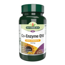 Natures Aid CO-Q-10 100mg (Co-Enzyme Q10) , 30 Capsules