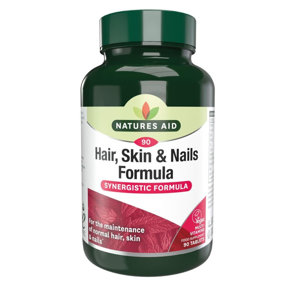 Natures Aid Hair, Skin And Nails Formula - Pack Of 90 Tablets