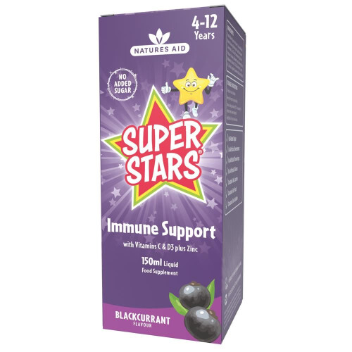 Natures Aid Natures Aid Kidz Immune Support Blackcurrant Liquid 150ml 6+ years