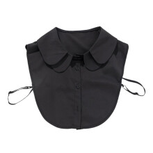 Round Collar Decorative Detachable False Collar Universal Half Scarf Reversible  Tie