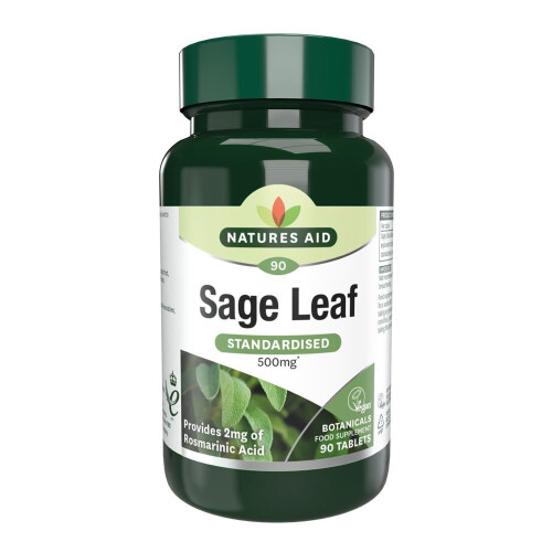 Natures Aid Natures Aid Sage Leaf 50mg 90 Tablets