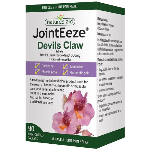 Natures Aid Natures Aid Jointeeze - Devil's Claw Root Extract 300mg 90 Tablets